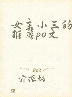 女主小三的小说推荐po文