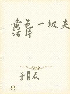 黄色一级夫妻生活片