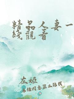 精品人妻一区在线观看