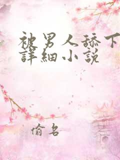 被男人舔下面的详细小说