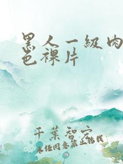 黑人一级肉体黄色裸片