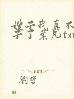 嫂子我真不是傻子了叶凡txt免费完整版