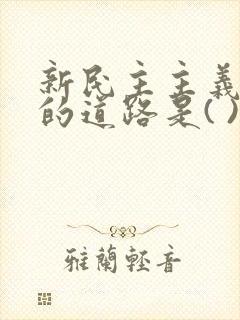 新民主主义革命的道路是( )