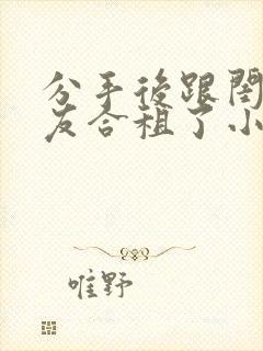 分手后跟闺蜜男友合租了小说