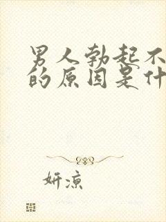 男人勃起不够硬的原因是什么