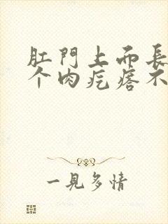 肛门上面长了一个肉疙瘩不痛不痒