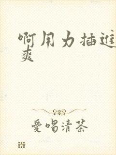 啊用力插进去好爽