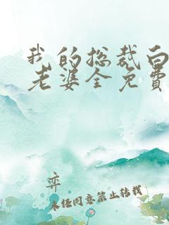 我的总裁白富美老婆全免费的小说