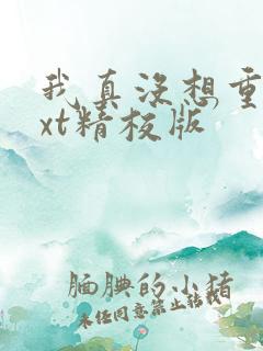 我真没想重生txt精校版