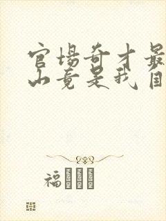 官场奇才最强靠山竟是我自己小说大结局