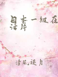 日本一级在线生活片