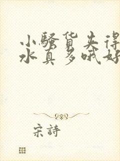 小骚货夹得真紧水真多哦好爽