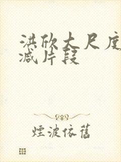 洪欣大尺度未删减片段