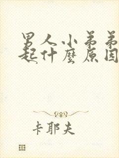 男人小弟弟硬不起什么原因