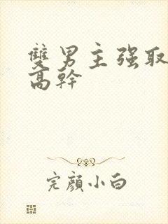 双男主强取豪夺高干