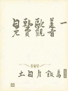 日韩欧美一级片免费观看