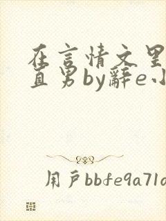 在言情文里抢直直男by辞e小说