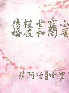 杨枝甘露小说新婚夜和闺蜜