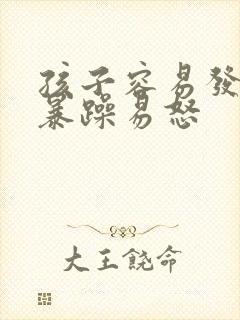 孩子容易发脾气暴躁易怒