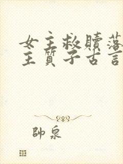 女主救赎落魄男主质子古言