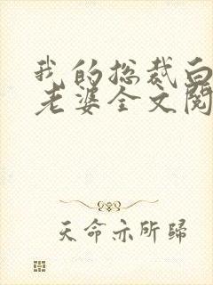 我的总裁白富美老婆全文阅读免费