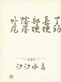 外阴部长了一个疙瘩硬硬的