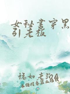 女秘书穿黑丝勾引老板