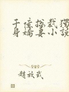 千亿总裁独宠替身娇妻小说完整