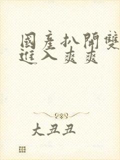 国产扒开双腿猛进入爽爽