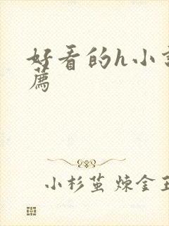 好看的h小说推荐