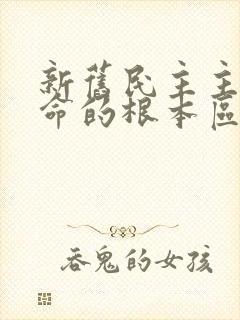 新旧民主主义革命的根本区别是( )