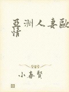 亚洲人妻欧美激情