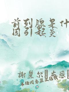 前列腺是什么原因引起炎