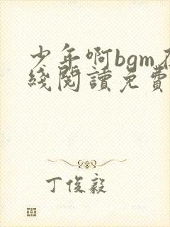 少年啊bgm在线阅读免费