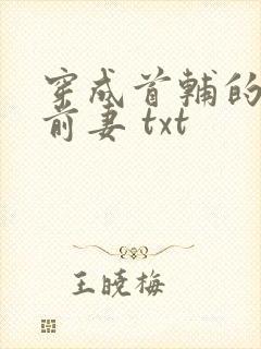 穿成首辅的炮灰前妻 txt