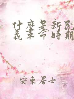 什么是新民主主义革命时期