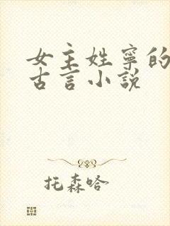 女主姓宁的穿越古言小说