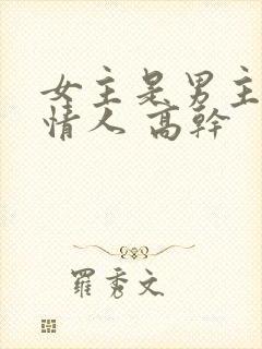 女主是男主养的情人 高干