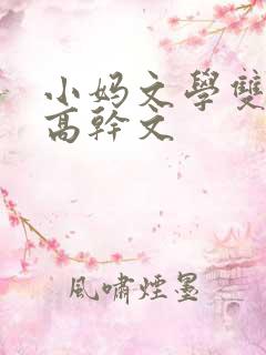 小妈文学双男主高干文