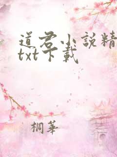 道君小说精校版txt下载
