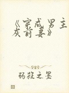 《穿成男主的炮灰前妻》