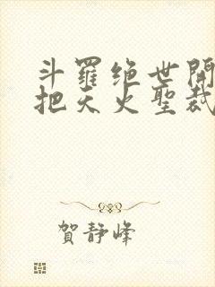 斗罗绝世开局一把天火圣裁小说