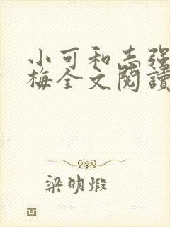 小可和志强和阿梅全文阅读可人如玉