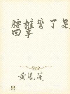 腰椎弯了是怎么回事