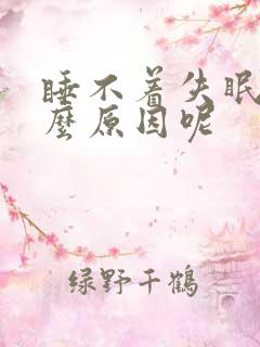 睡不着失眠是什么原因呢