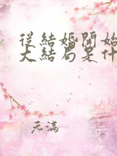 从结婚开始恋爱大结局是什么