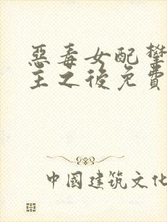 恶毒女配攀上男主之后免费阅读