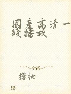 国产高清一级在线播放