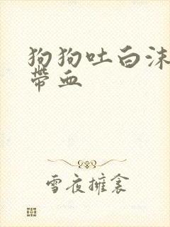 狗狗吐白沫拉稀带血