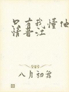 只有我懂他的柔情晋江